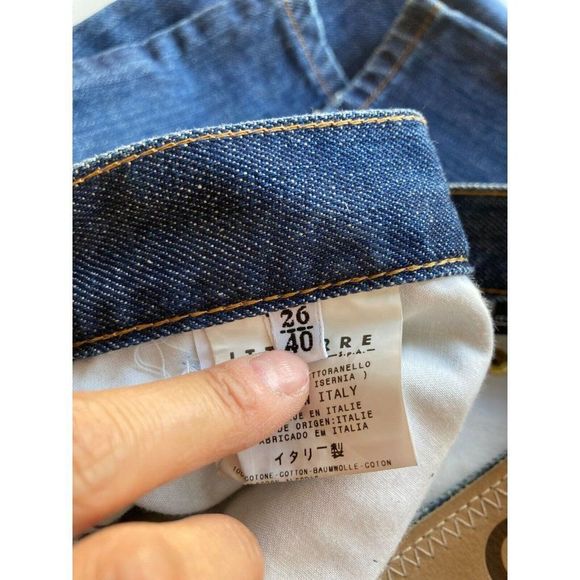 DOLCE & GABBANA Medium Rinse Mid Rise Boot Leg Jeans, Size 26 - Picture 10 of 12